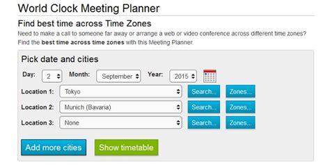 meeting planner world time server - Why Every Meeting Planner Needs a World Time Server.